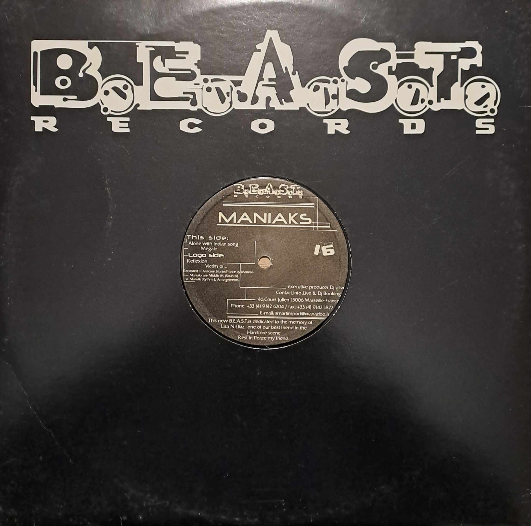 B.E.A.S.T. 16 - vinyle hardcore